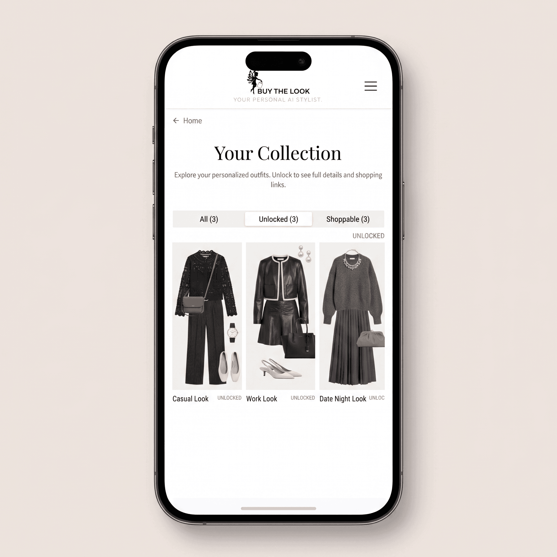 Get 3 Personalized Looks